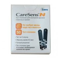 Тест-полоски «CareSens-N» для глюкометра «CareSens-N»