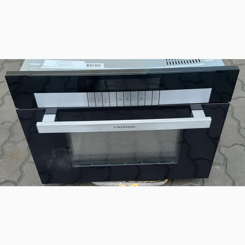 Фото 3. Духовой шкаф с микроволновкой 2в1 Грюндиг Grundig GEKW 47001 B черный