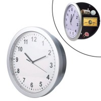 Настенные часы сейф 25х7см, тайник с полочкой, Safe Clock. часы-сейф. подарки