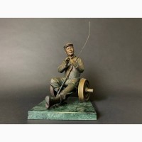 Статуэтка по фото на заказ, статуэтка «Рыбак»