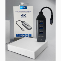 4k USB hub Переходник Onten HUBType-C to USB *3 HDMI