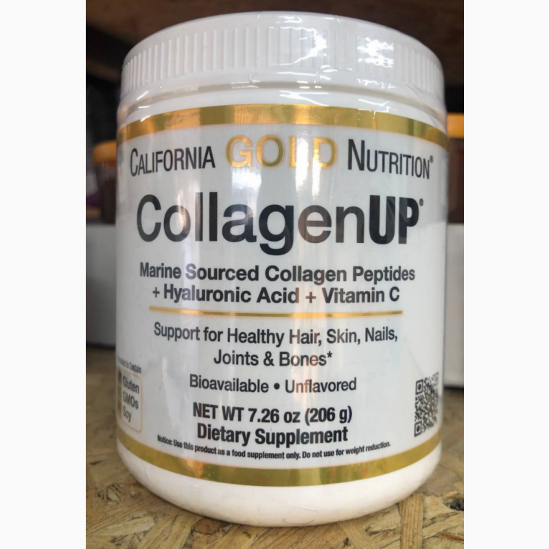 Фото 3. California Gold Nutrition, CollagenUP, морський гідролізований колаген гіалуронова кислота