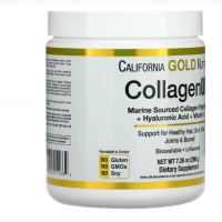 California Gold Nutrition, CollagenUP, морський гідролізований колаген гіалуронова кислота
