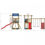 Игровые площадки +для детских садов SB-9