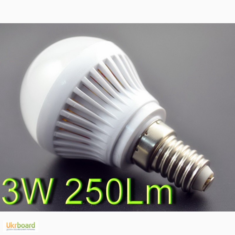 Фото 2. Светодиодная лампа 12W 1050Lm E27 220V вольт с Гарантией