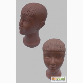 Манекен головы (мужская, женская, детская) для шапок и париков