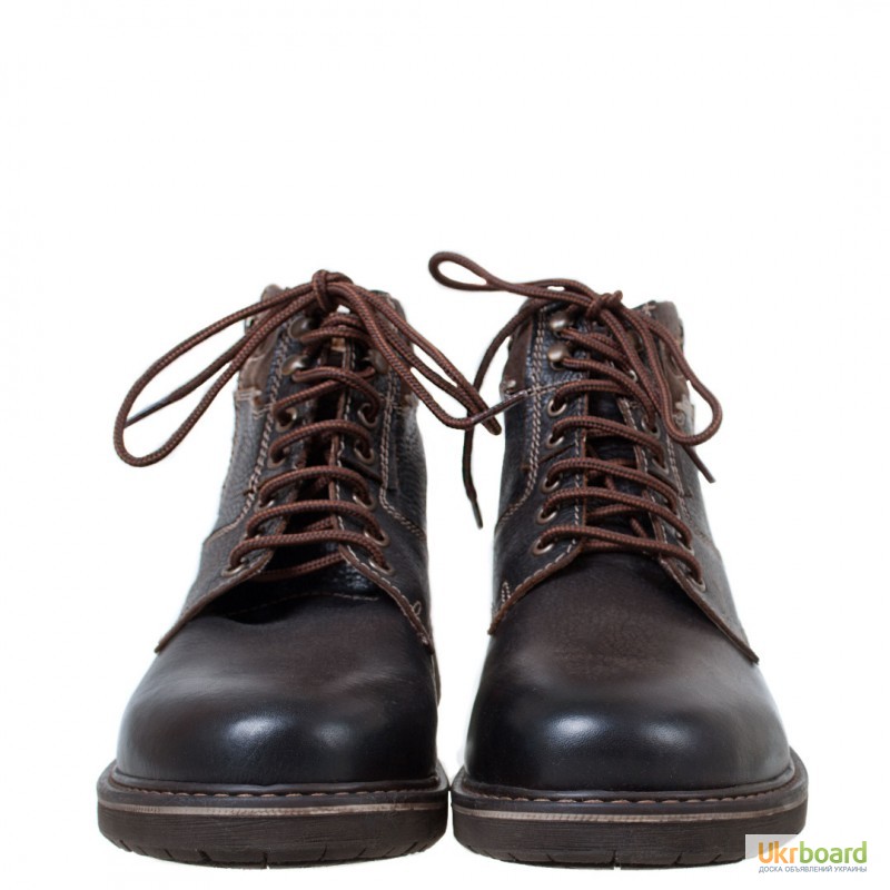 Фото 3. Кожаные ботинки Canguro от Freemood Италия Тёмно-коричневые