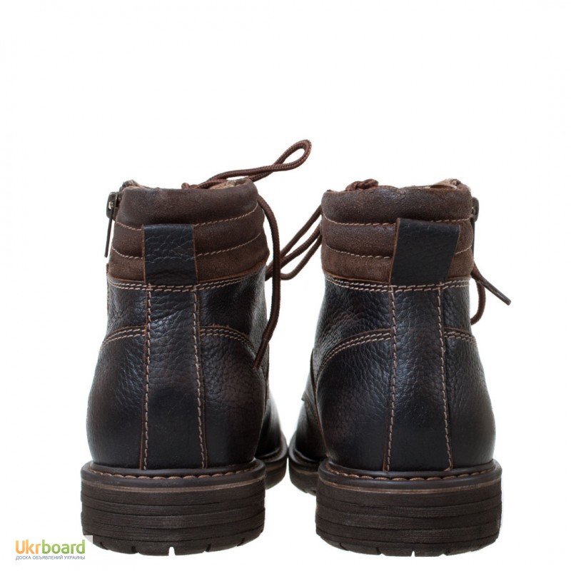 Фото 4. Кожаные ботинки Canguro от Freemood Италия Тёмно-коричневые