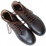 Кожаные ботинки Canguro от Freemood Италия Тёмно-коричневые