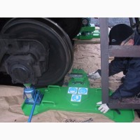Мобильный колесотокарный станок для обточки колесных пар без выкатки