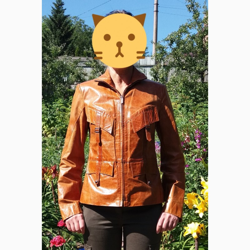 Фото 2. Продам стильную кожаную куртку женскую 42-44 р-р