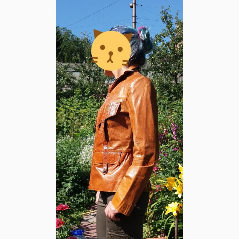 Фото 3. Продам стильную кожаную куртку женскую 42-44 р-р