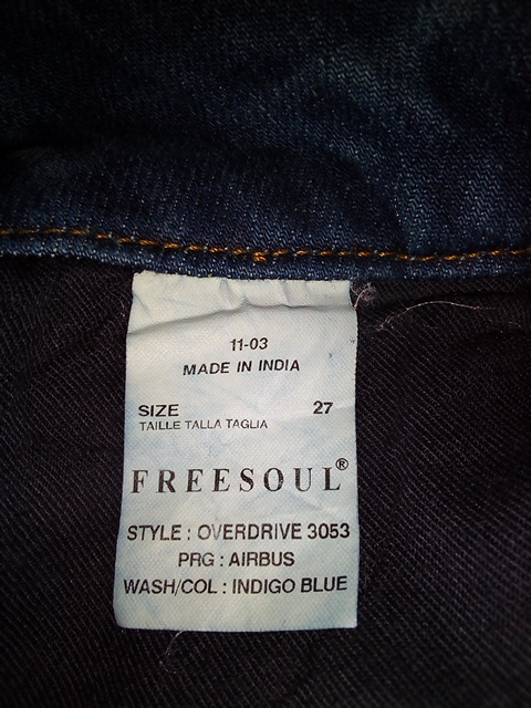 Фото 7. Freesoul джинсы женские голубого цвета 44/S размер-size