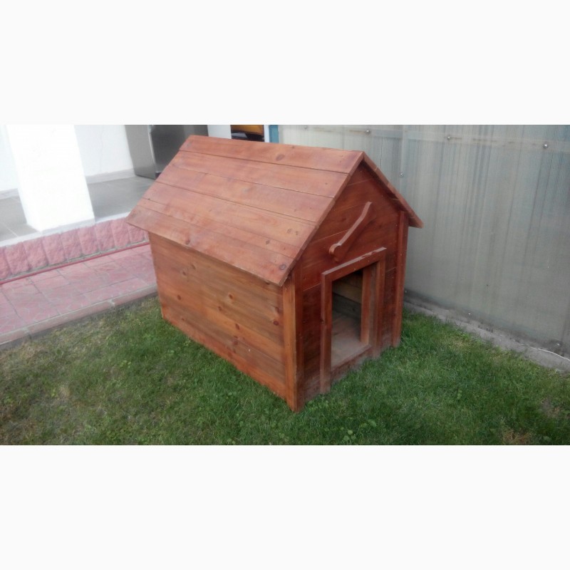 Фото 10. Собачі будки. Деревянная будка для собак. Дерев#039;яна будка для собак