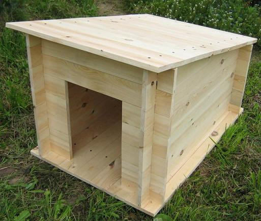 Фото 2. Собачі будки. Деревянная будка для собак. Дерев#039;яна будка для собак