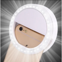 Светодиодное кольцо для селфи на батарейках для любого телефона
