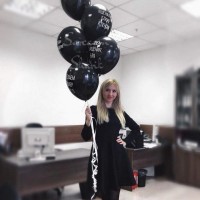 Черные шарики с матами заказать в Киеве, ругательные шары Киев, оскорбительные шарики Киев