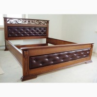 Деревянная двуспальная кровать Лорен