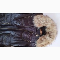 Женская короткая куртка евро зима, натуральный мех, разм. 46-48