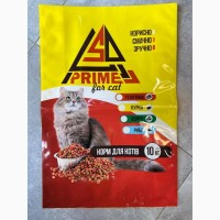 Упаковка для фасування сухого корму для котів 10 кг