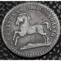 Германия 10 пфеннигов 1921 год Ф7 цинк