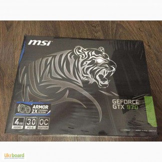 Новая видеокарта MSI GTX 970 4GD5T OC, 4Гб, GDDR5, OC