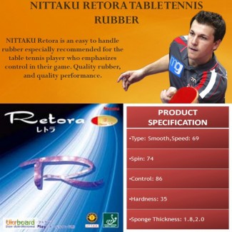 Накладка для тенісної ракетки Nittaku Retora