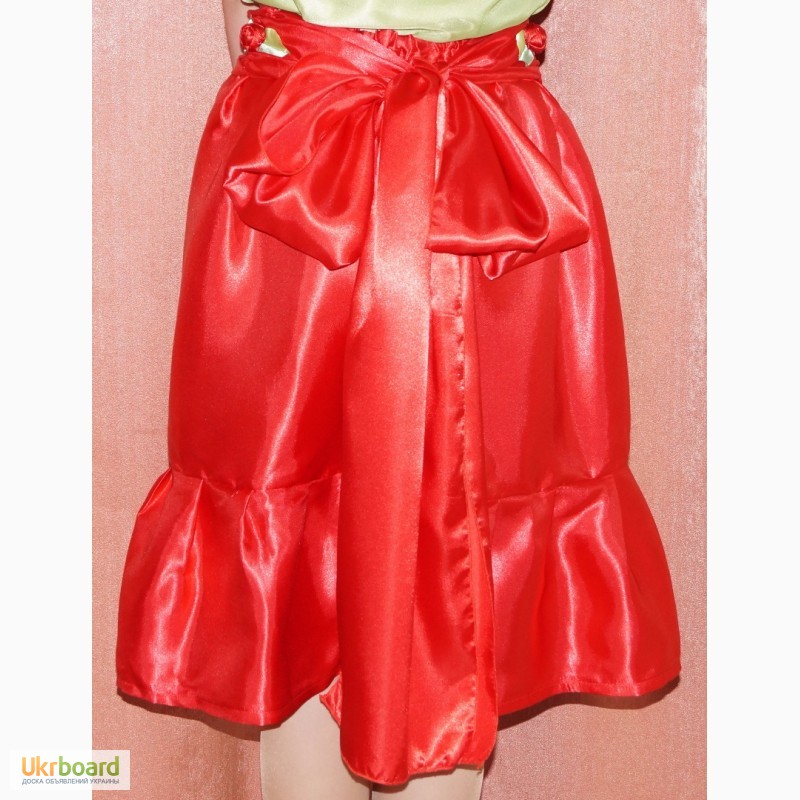 Фото 3. Нарядная летняя юбка для девочки с поясом