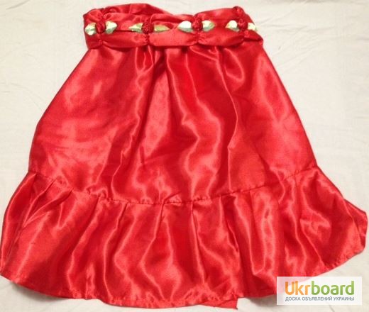 Нарядная летняя юбка для девочки с поясом