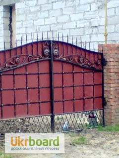 Фото 5. Ворота ковані.Ворота кованые. Ворота откатные