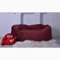 Мягкий бескаркасный диван из Велюра купить недорого