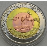 ЮАР медаль 2009 год ЧМ 2010 ФУТБОЛ!!!! ОТЛИЧНАЯ!!! тираж 10 000 шт
