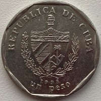 Куба 1 песо 1998 год 704 СОСТОЯНИЕ