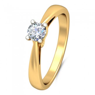 Кольцо с бриллиантом от Diamond Art