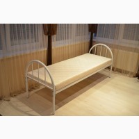 Металлические кровати: односпальная кровать бюджетная, двухъярусные кровати