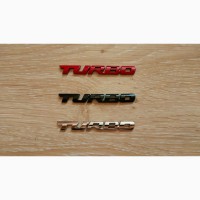 Наклейка на авто Turbo Золото Металлическая турбо