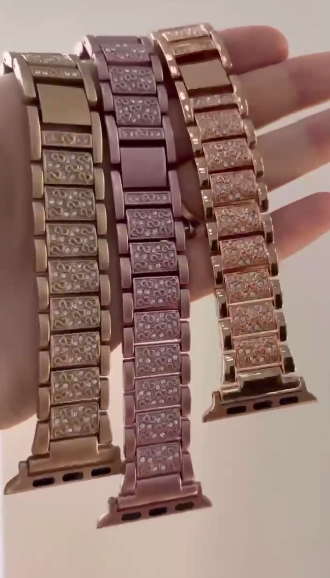 Фото 10. Swarovski ремінець з камінцями для Apple Watch Diamond Женский Алмазный брендовый