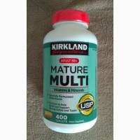 Вітаміни і мінерали Mature Multi плюс 50, 400 таблеток Kirkland