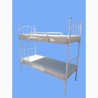 Кровати металлические двухъярусные для рабочих