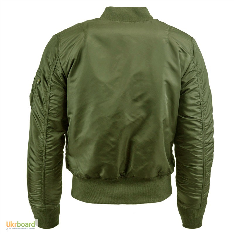 Фото 7. Мужская летная куртка MA-1 Slim Fit Alpha industries (Альфа индастриз) слим фит