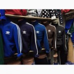 Спортивная мужская кофта Adidas с боковыми полосами, лампасами весна