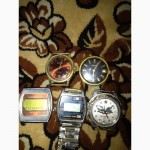 Продам часы Шарп, Командирские, Электроника 5, +Командирские с браслетом (идеал)+Biao Q1