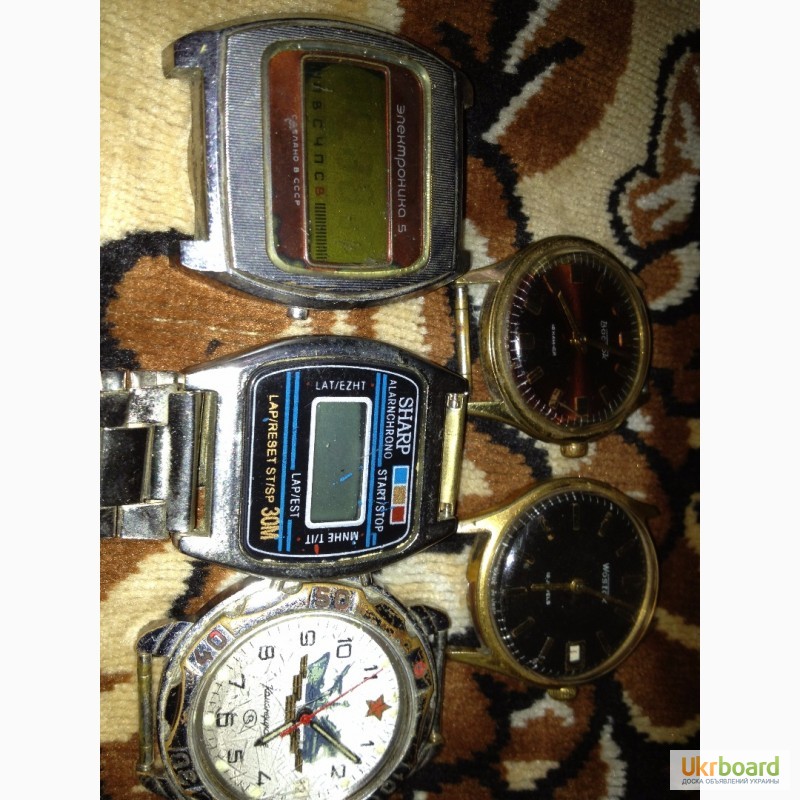 Фото 4. Продам часы Шарп, Командирские, Электроника 5, +Командирские с браслетом (идеал)+Biao Q1