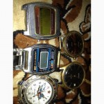 Продам часы Шарп, Командирские, Электроника 5, +Командирские с браслетом (идеал)+Biao Q1