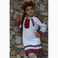 Вишитий український костюм для дівчинки Стильна україночка