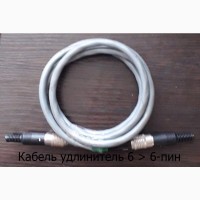 Аксессуарный кабель-удлинитель 6х6-пин дин мама/мама