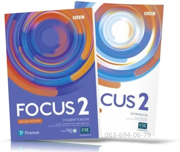 Продам Focus 2nd edition 2, student#039;s book + Workbook / Підручник + Зошит