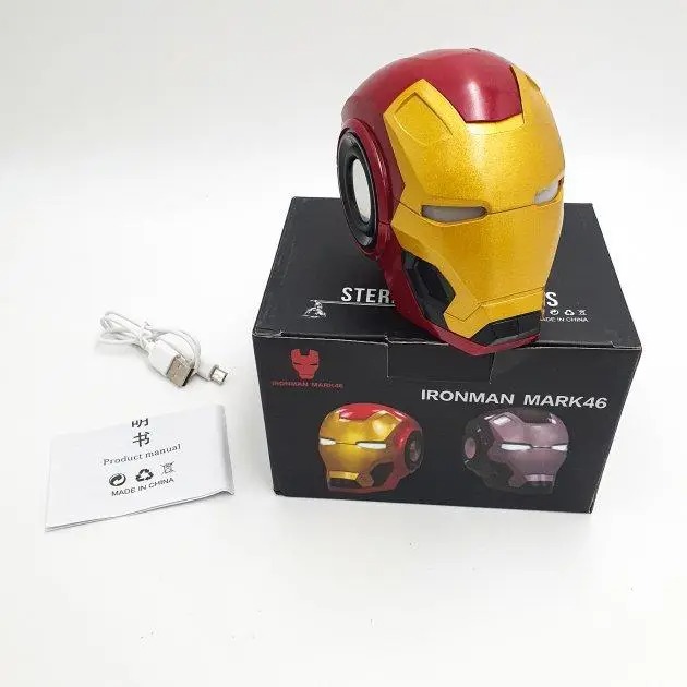 Фото 4. Портативна Bluetooth колонка Iron Man