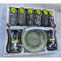 Турецкий чайный подарочный набор Furkanzade 170 г для проведения чайной церемонии на два