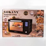 Духовка електрична настільна SOKANY SK-10011 об#039;ємом 50 літрів з таймером, чорний